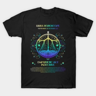 Libra Zodiac Horoscope Sign T-Shirt